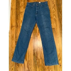 Vtg brown tab Levi's Men Classic Fit Blue 3/99 Denim Jeans 34x34 rare black‎ bat
